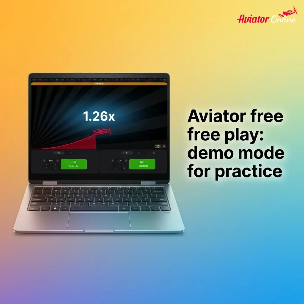 Aviator demo mode free play screen showing virtual funds, auto-cashout settings and multiplier rounds for practice